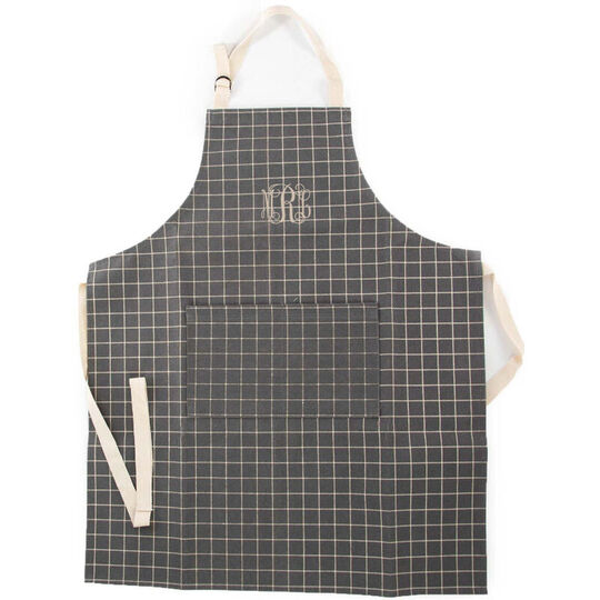 Personalized Iconic Plaid Adult Apron